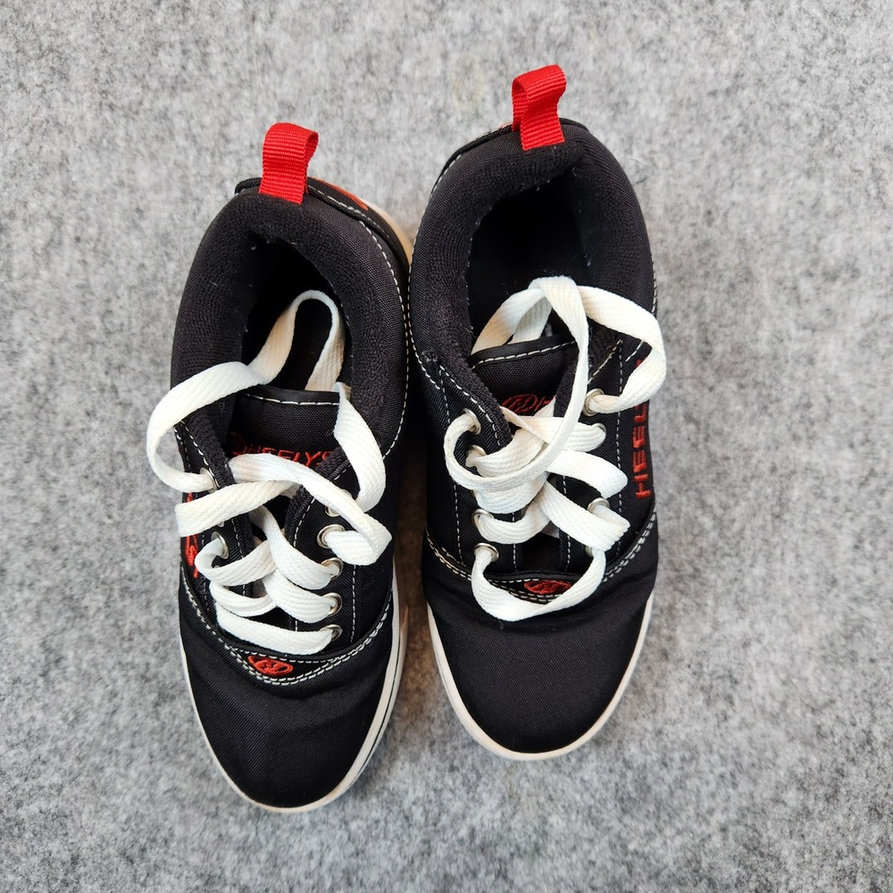 Heelys Pro 20 Skate Shoes Kids Size 2 Black Red HE100757 Roller Sneakers Y2K - Picture 4 of 9